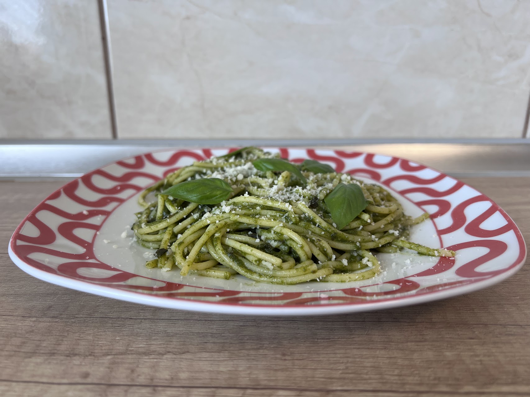 Basil-Kale Pesto Pasta