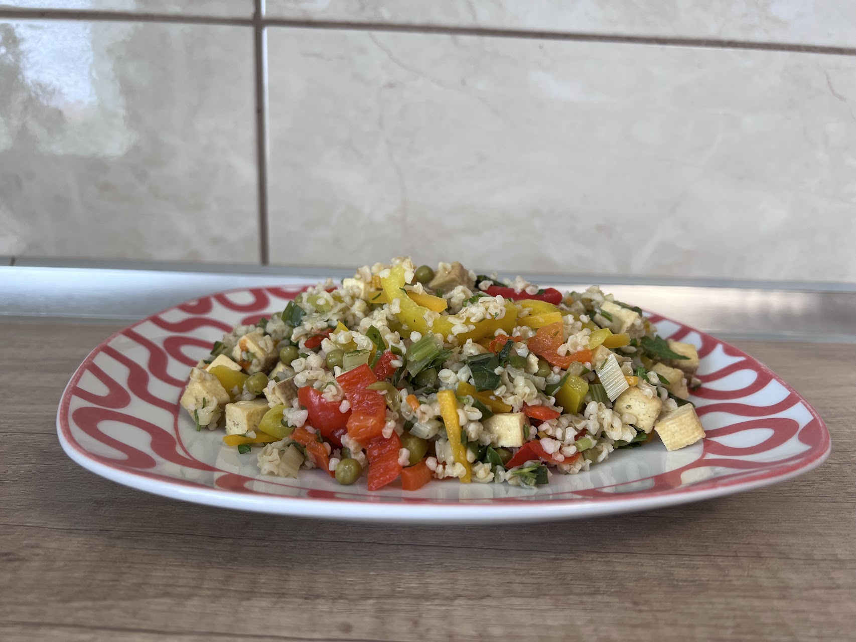 Colorful Barley Vegetable Risotto