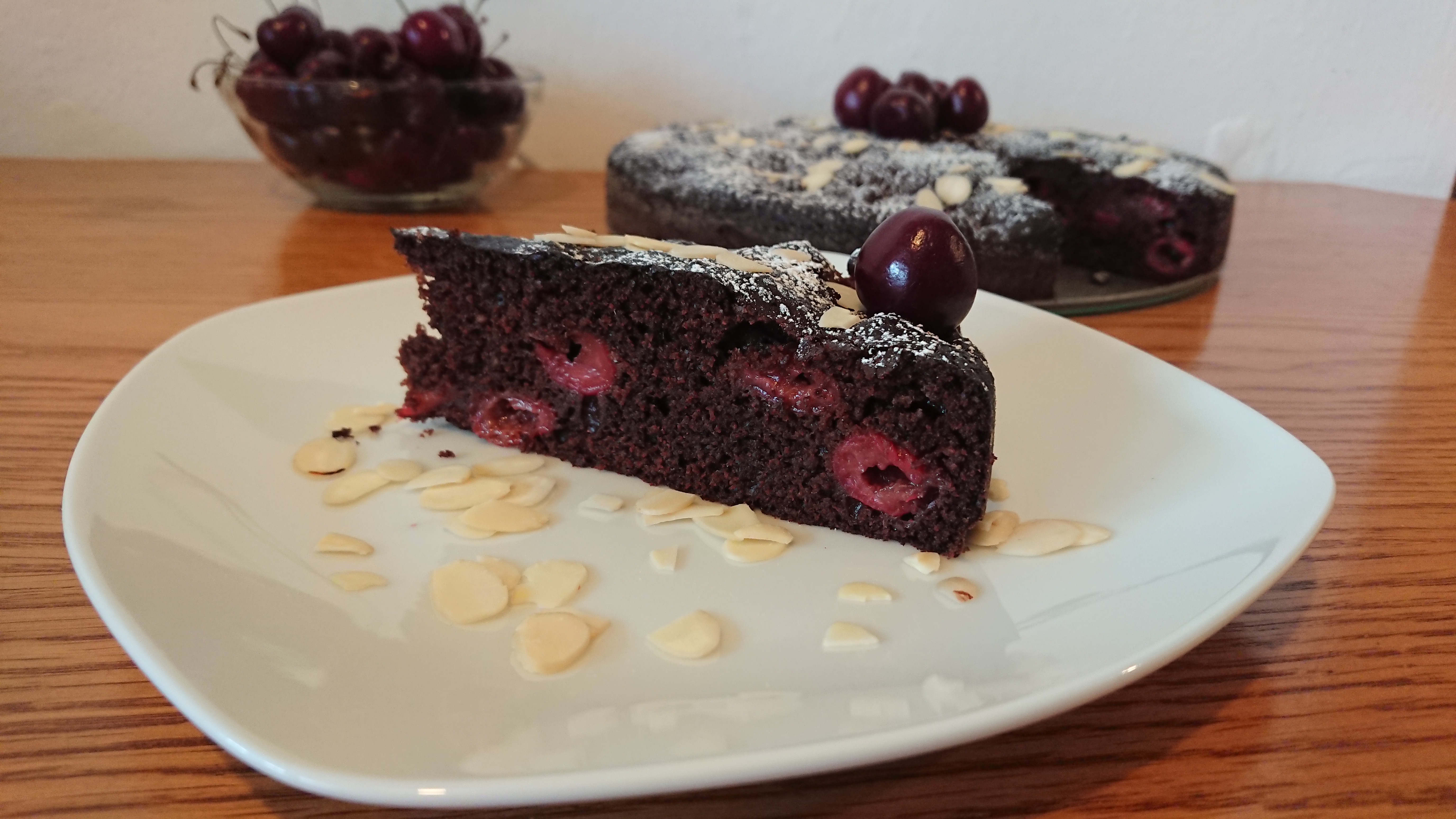 Easy Chocolate Cherry Cake