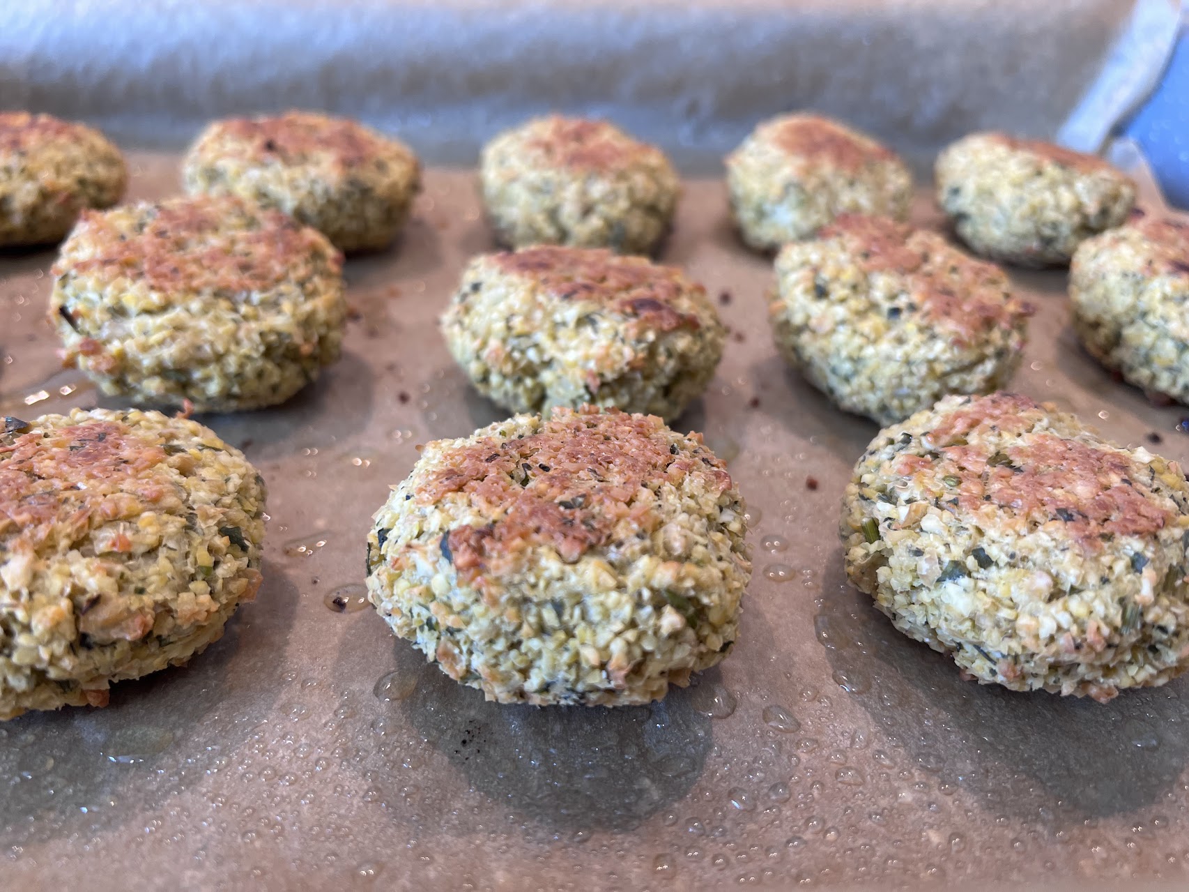 Homemade Baked Falafels