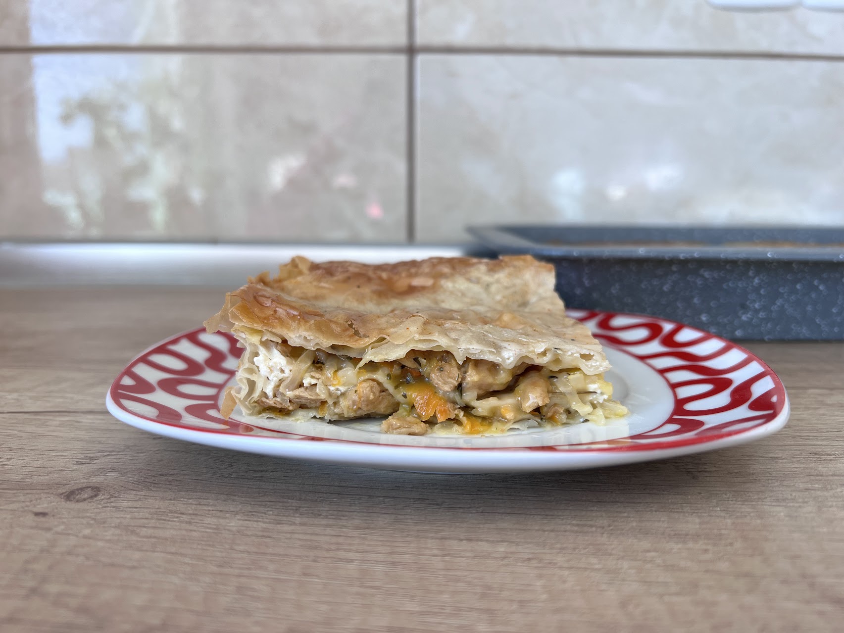 Phyllo Dough Cabbage Pie