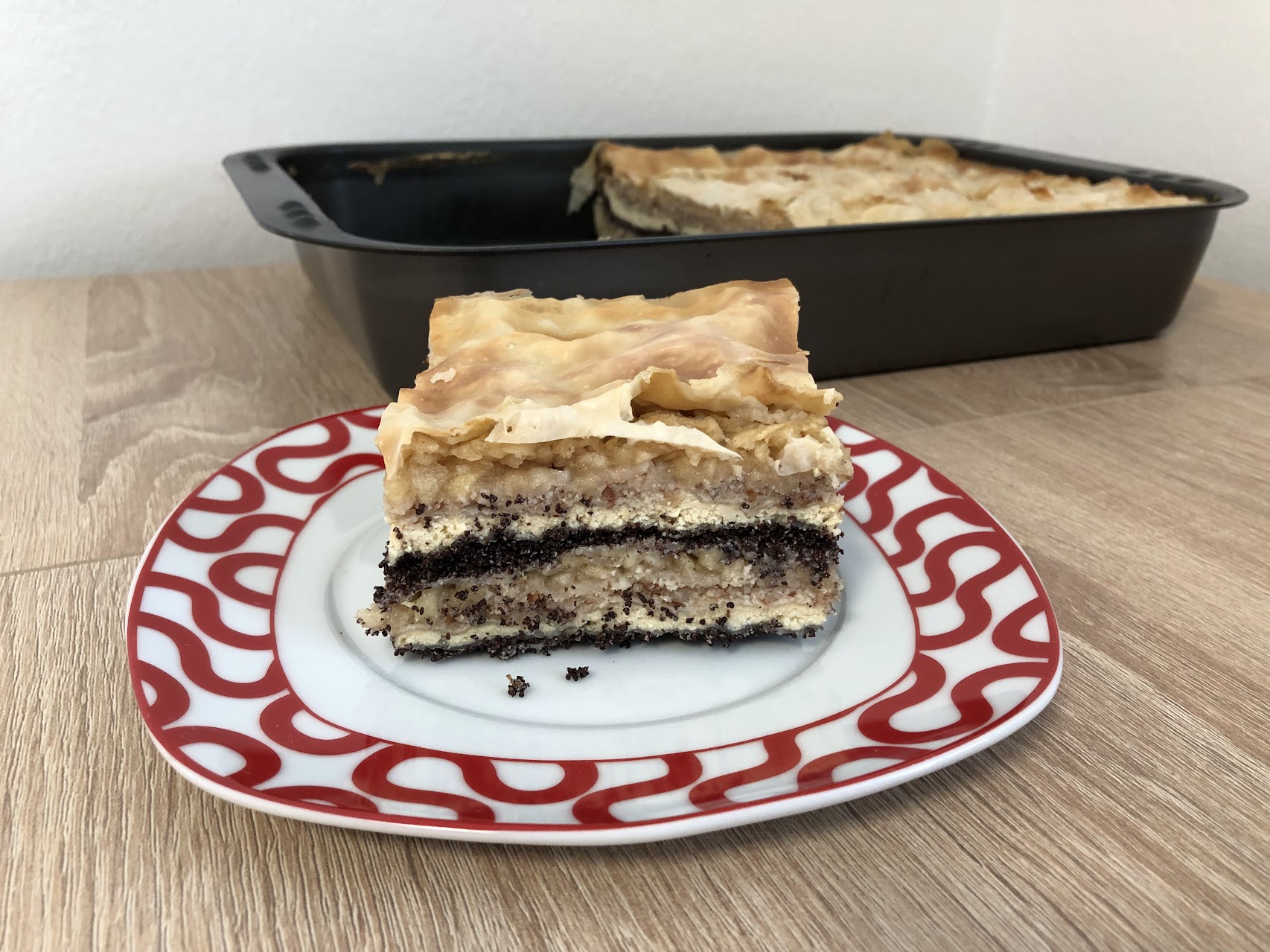 Prekmurska Gibanica (Slovenian Layered Pastry)