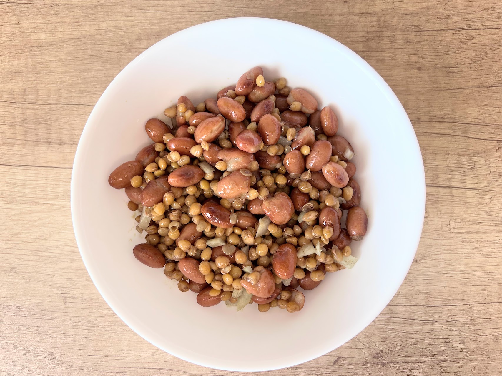 Simple Bean and Lentils Salad