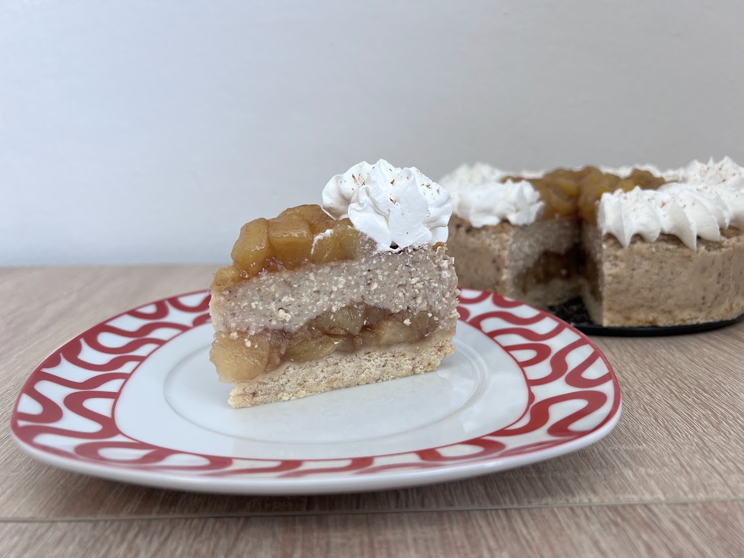 Vegan Apple Cheesecake