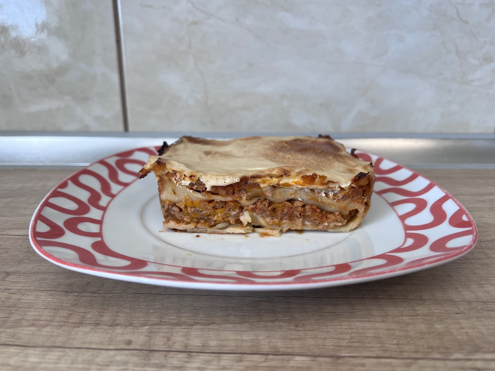 Vegan Lasagna with Soy Granules