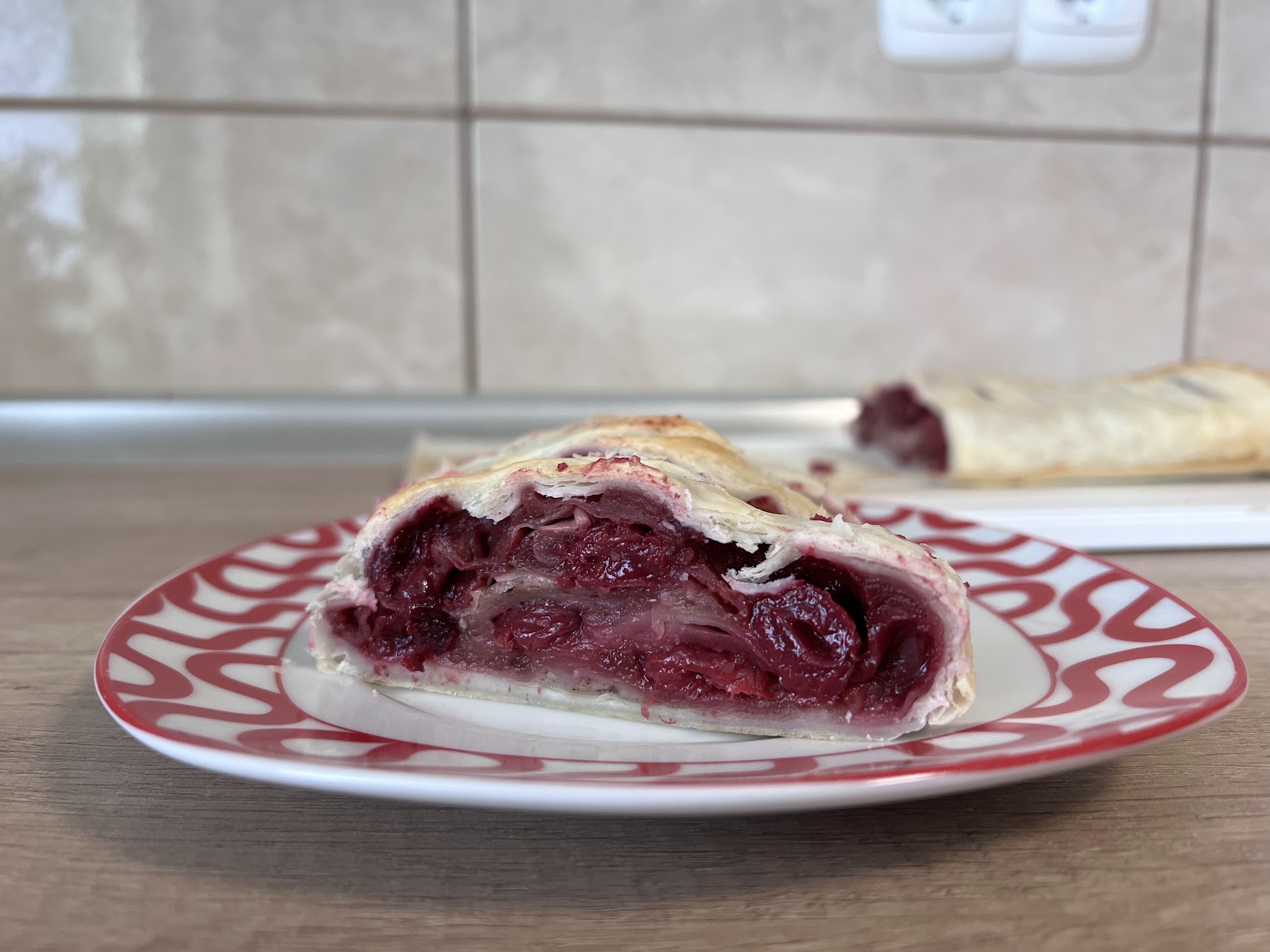 Vegan Sour Cherry Strudel