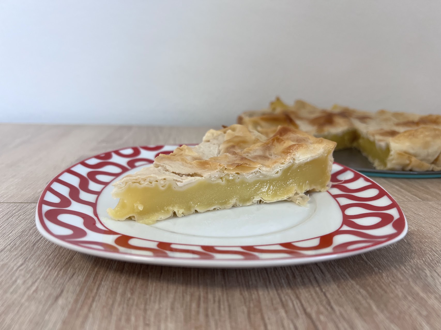 Vegan Vanilla Custard Phyllo Pie