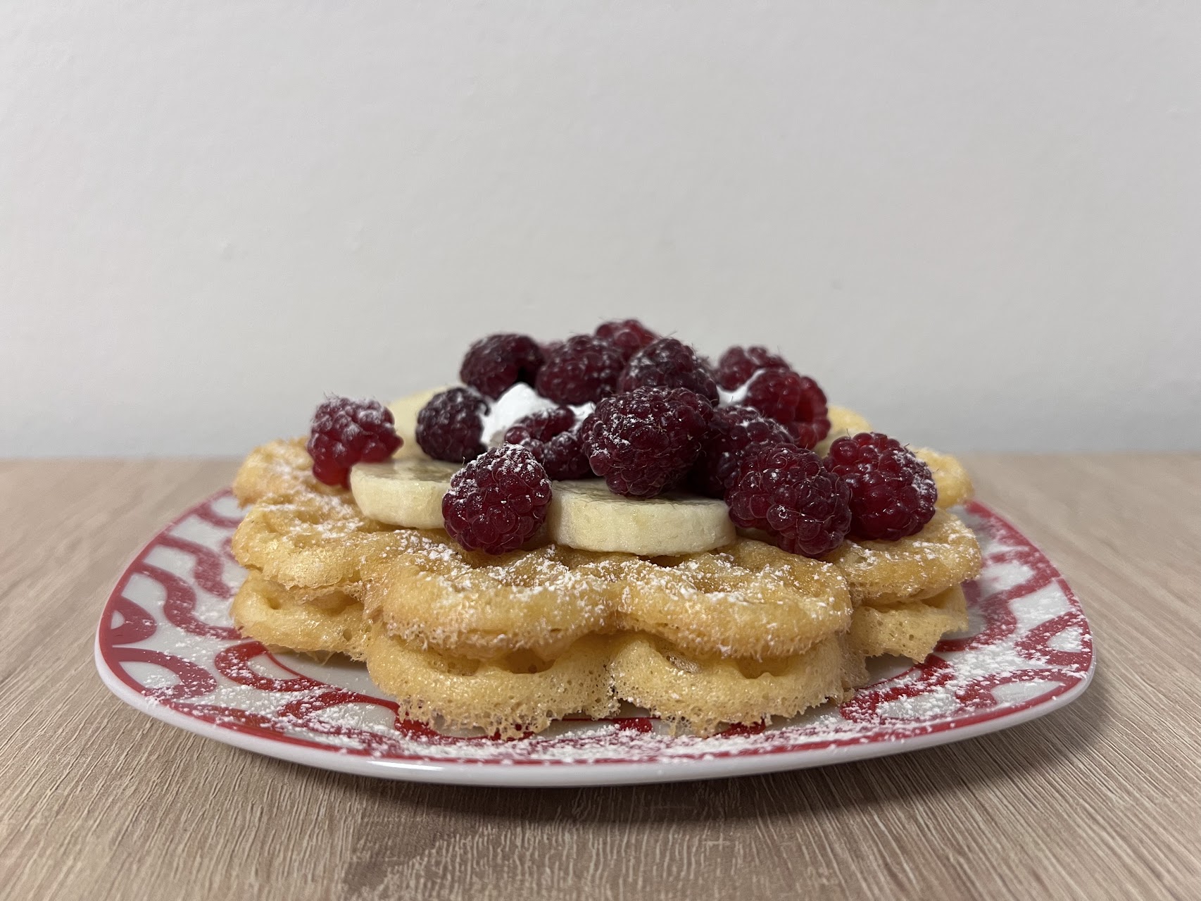 Vegan Waffles with Berries